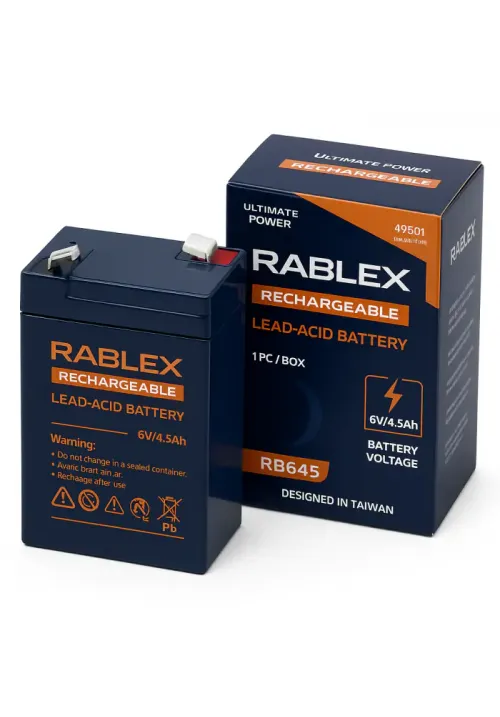 Акумулятор RABLEX 6V 4.5Ah RB645