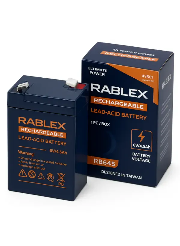 Акумулятор RABLEX 6V 4.5Ah RB645