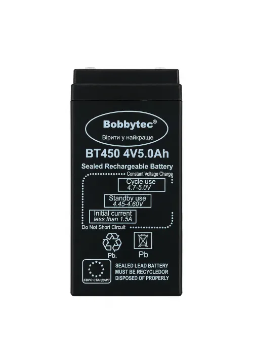 Акумулятор 4 Вольт 4V 5.0Ah BT450