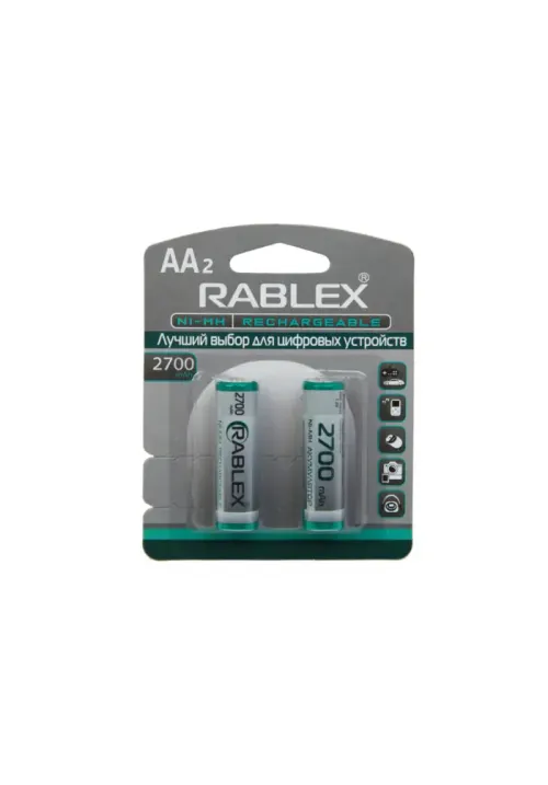 Акумулятор RABLEX HR6/AA 2700mAh 2шт/блістер (Ціна вказана за 2шт)