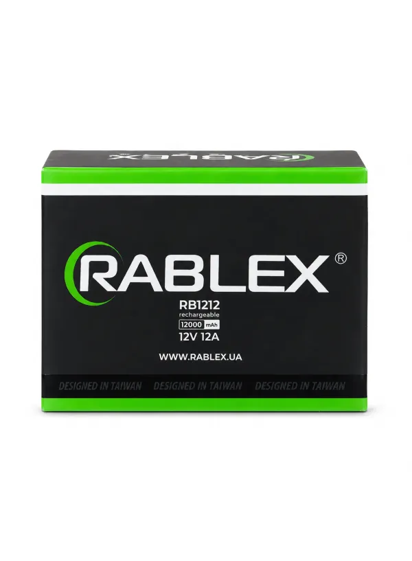 Акумулятор 12V 12Ah RABLEX RB1212