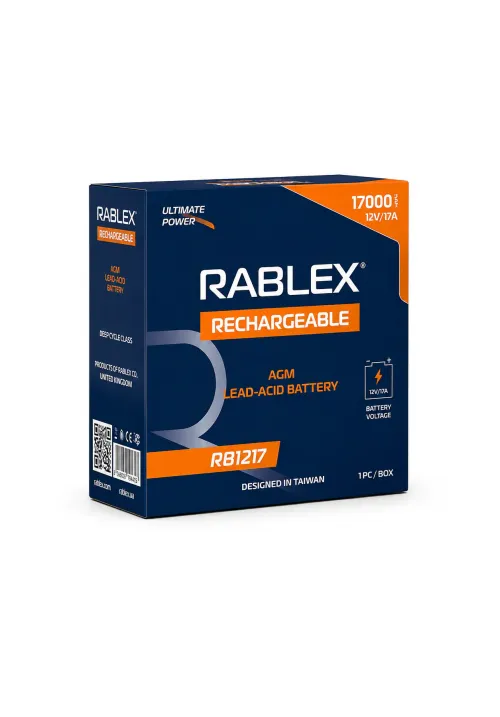 Акумулятор 12V 17Ah RABLEX RB1217