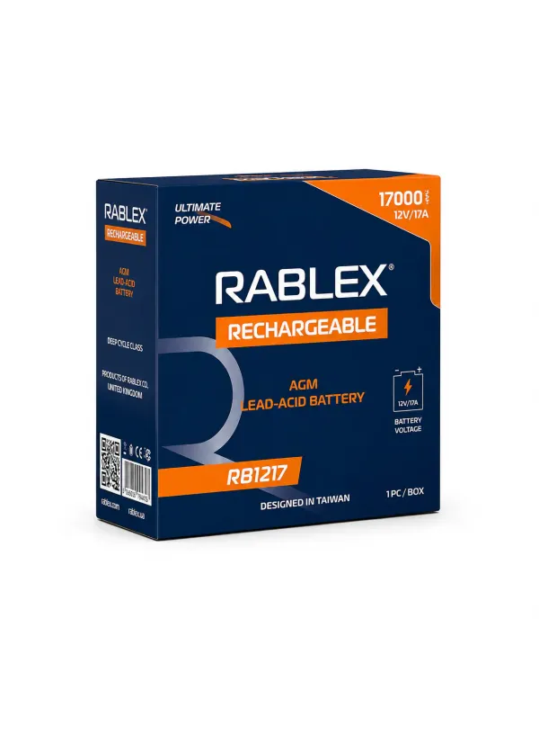 Акумулятор 12V 17Ah RABLEX RB1217