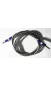 Шнур аукс 3.5m/m JACK 3.5 - JACK 3.5 (1 m) метал без упаковки