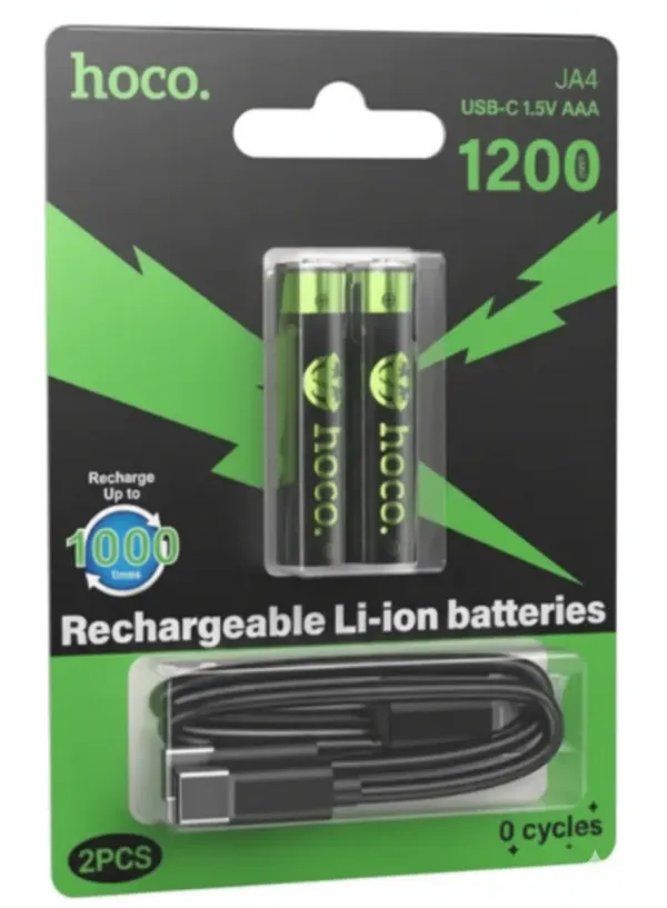 Батарейки акумуляторні HOCO JA4 AAA 320mAh (ціна вказана за 2шт)