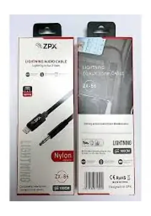 Кабель Lighting to AUX 3.5 mm ZX-86