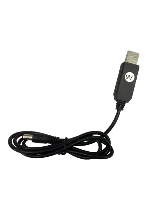 USB кабель для питания роутера от повербанка 9V
