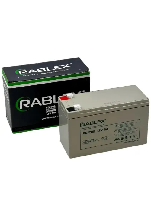 Акумулятор 12V 9Ah RABLEX RB1209