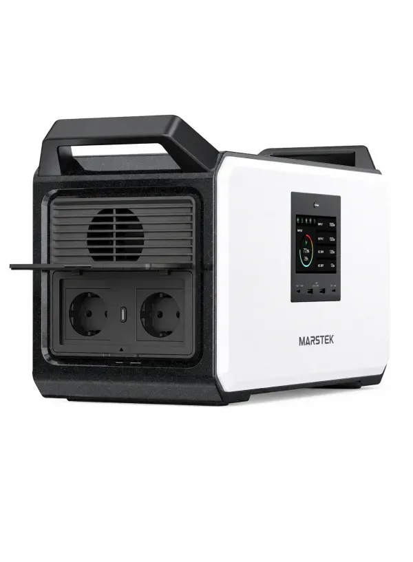 Портативна електростанція заряджання 1800W LiFePO4 Marstek Mercury M1200