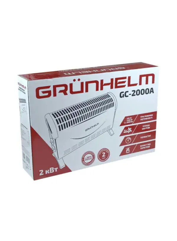 Конвектор обігрівач Grunhelm GC-2000A 2000W