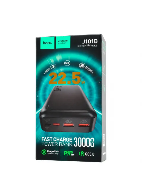 Повербанк 30000 mAh HOCO J101B (PD22.5W)