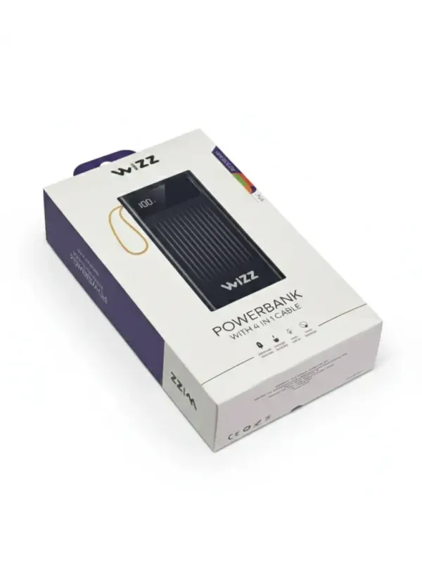 Повербанк Wizz 30000 mAh 4in1 (Cable/Flashlight) WP033S