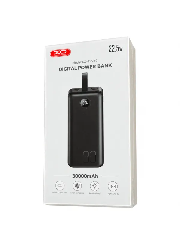 Повербанк 30000 mAh XO PR240 (22.5W)