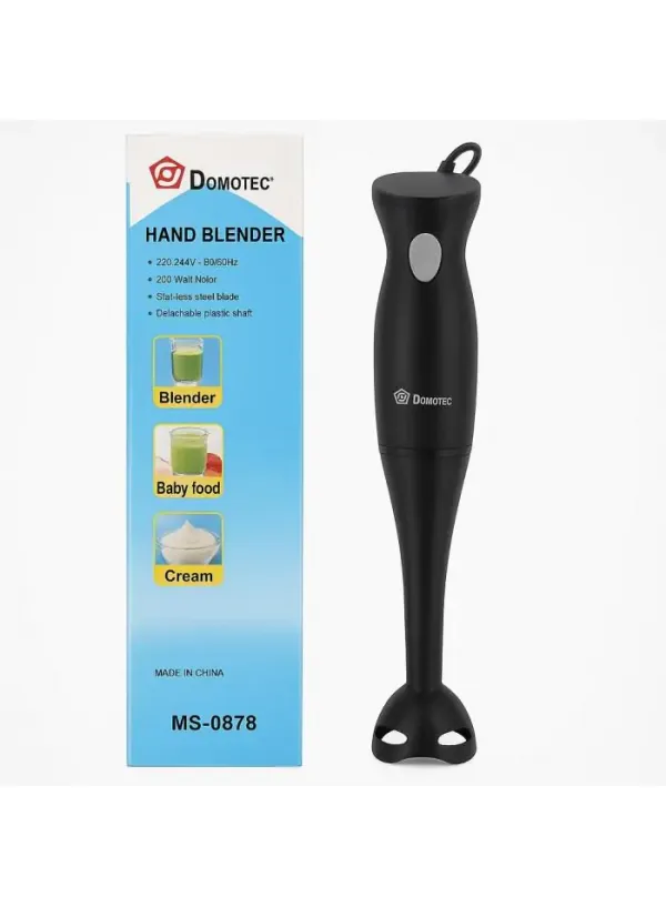 Блендер ручний пластик DOMOTEC MS-5104