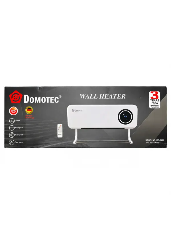 Настінний тепловентилятор DOMOTEC MS-5963 2000W