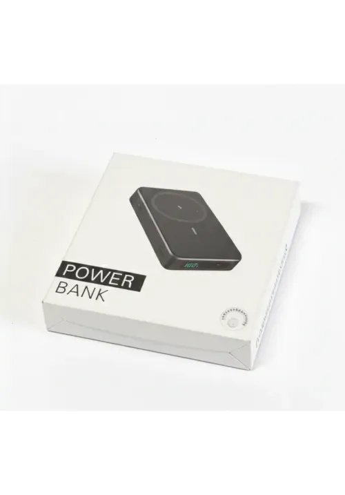 Магнитный повербанк HE-M7 10000 mAh (MagSafe, с дисплеем, белый)