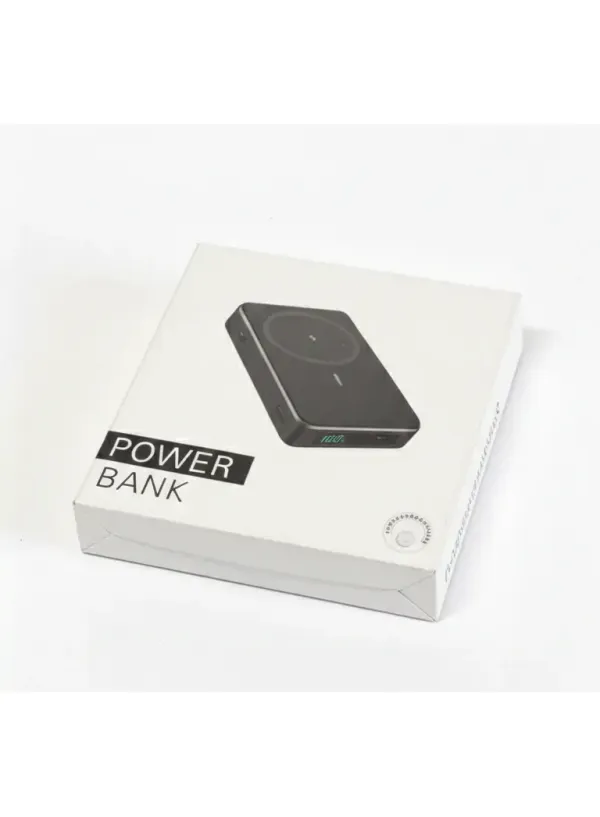 Магнітний повербанк HE-M7 10000 mAh (MagSafe, з дисплеєм, білий)