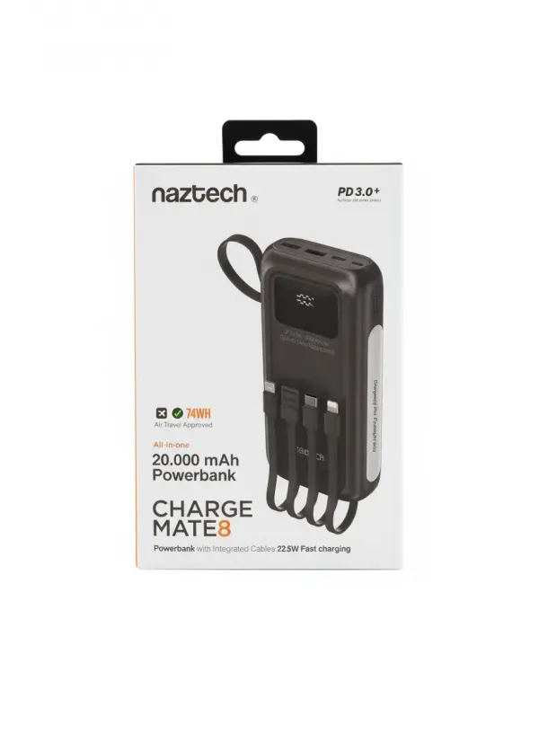 Повербанк 20000 mAh Naztech Charge Mate (22.5W)
