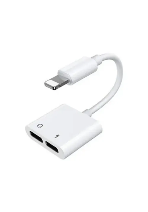 Перехідник iPhone Lighting M to Lighting 2F J-008