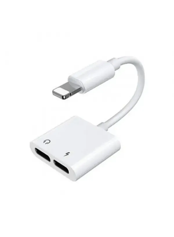 Перехідник iPhone Lighting M to Lighting 2F J-008