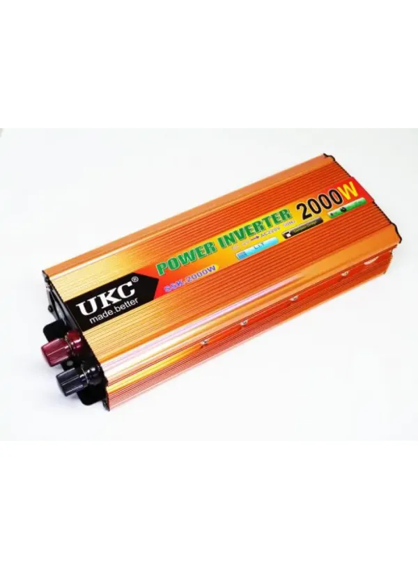 Перетворювач інвертор 24V/220V UKC 2000W (modify)