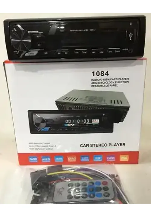 Автомагнитола 1 DIN 1084 (съемная панель)