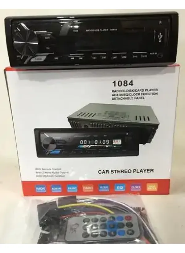 Автомагнітола 1 DIN 1084 (знімна панель)