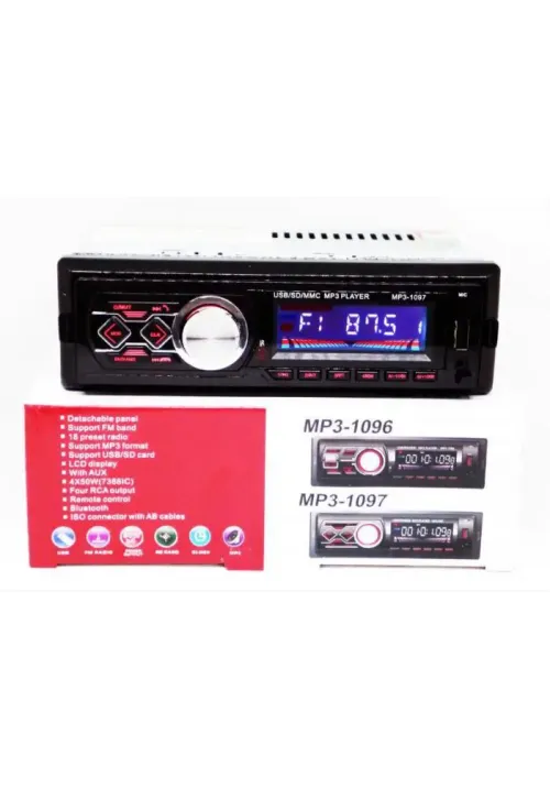 Автомагнитола с bluetooth 1DIN MP3-1097BT