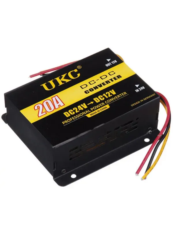 Перетворювач інвертор 24V/12V UKC (20A)