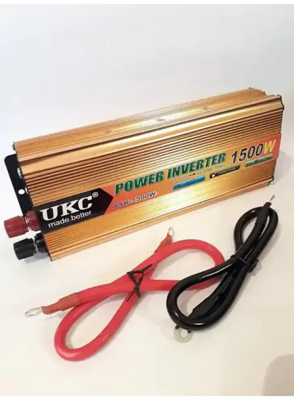 Перетворювач інвертор 24V/220V UKC 1500W (modify)