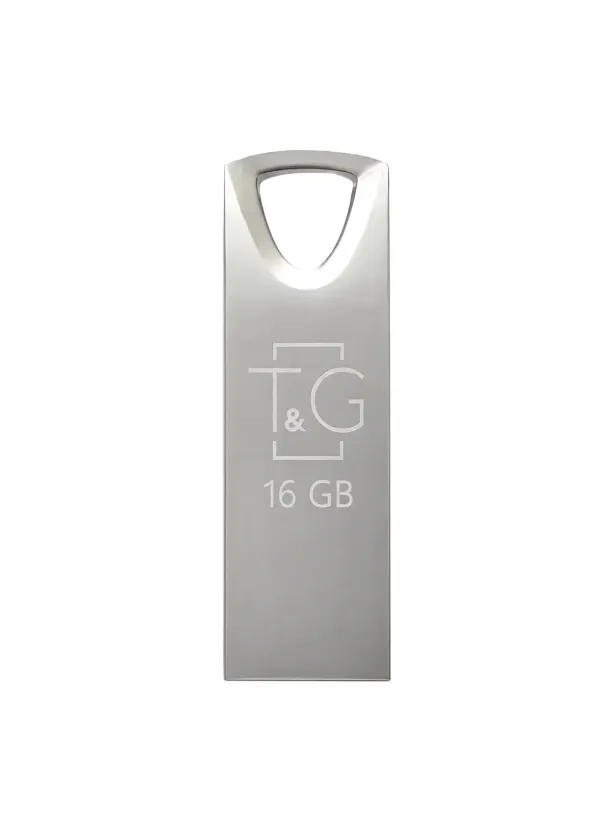 Флешка USB 3.0 16GB T&G метал 117 сірий