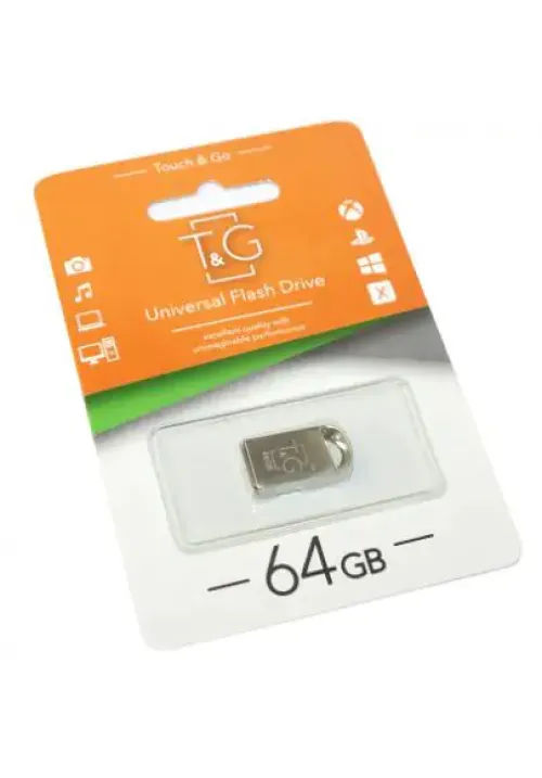 Флешка USB 64GB T&G метал 107