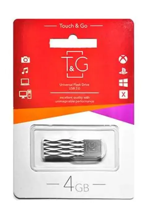 Флешка USB 4GB T&G метал 103