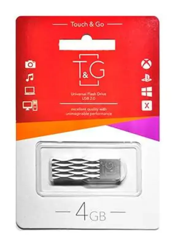 Флешка USB 4GB T&G метал 103