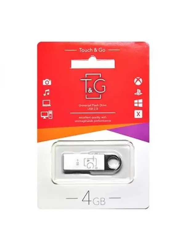 Флешка USB 4GB T&G метал 026