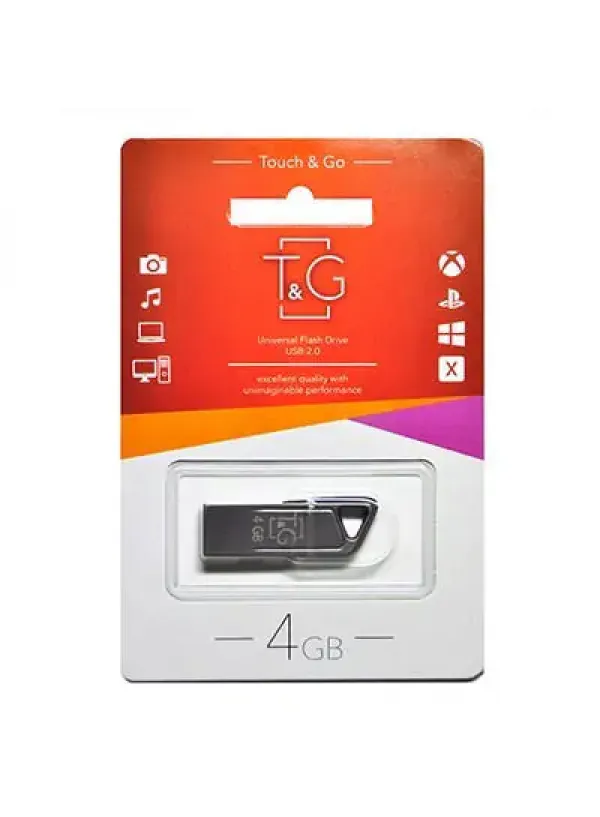 Флешка USB 4GB T&G метал 114