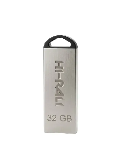 Флешка USB 32GB Hi-Rali Fit срібло