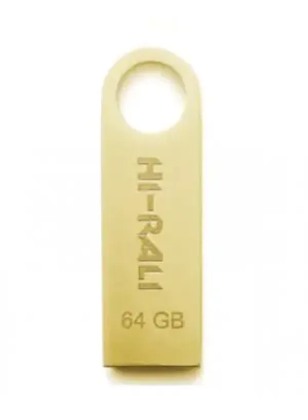 Флешка USB 64GB HI-RALI Shuttle золото