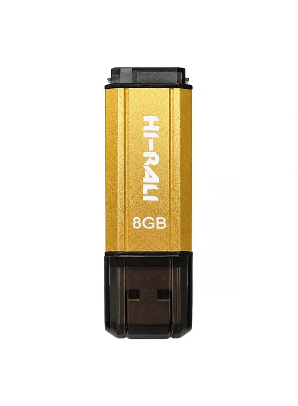 Флешка 8GB Hi-Rali Stark золото