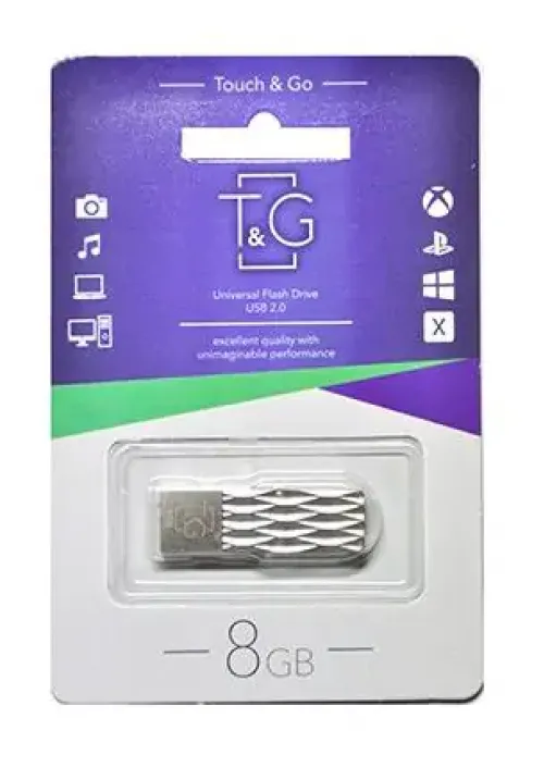Флешка USB 8GB T&G метал 103