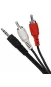 Кабель 3.5mm to 2RCA (3 м) в упаковці
