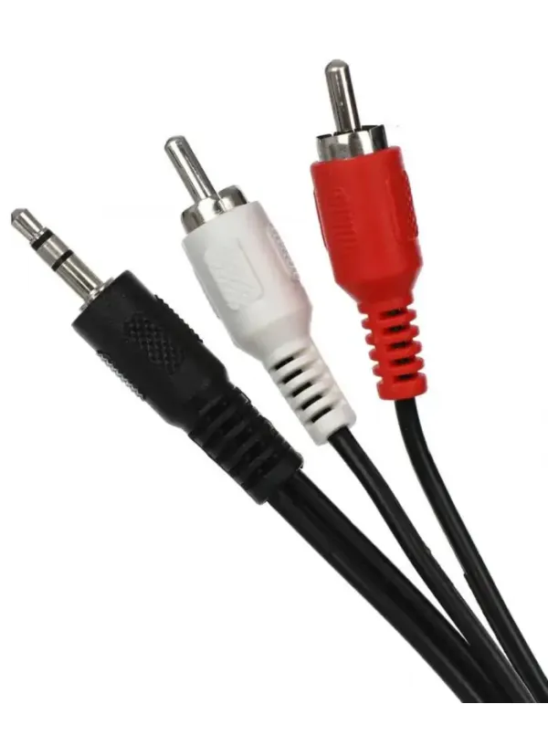 Кабель 3.5mm to 2RCA (3 м) в упаковці