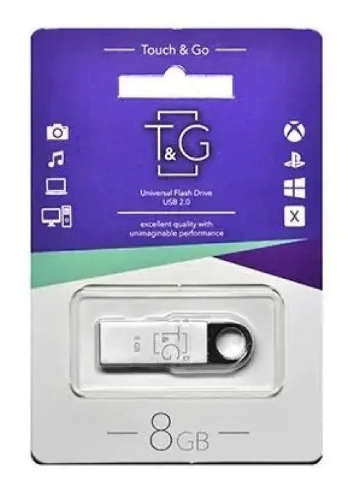 Флешка USB 8GB T&G метал 026