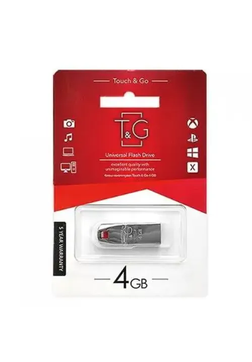 Флешка USB 4GB T&G метал 115