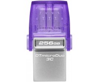 Флеш-пам'ять USB Kingston DT microDuo 3C 256GB USB-A+USB-C (DTDUO3CG3/256GB)