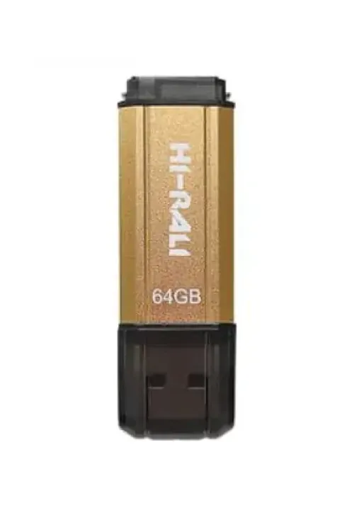 Флешка USB 64GB Hi-Rali Stark золото