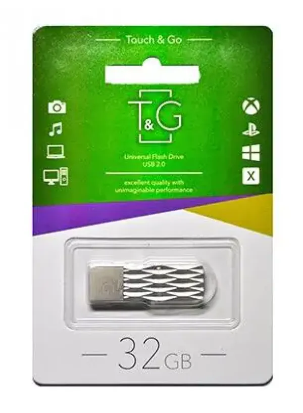 Флешка USB 32GB T&G метал 103