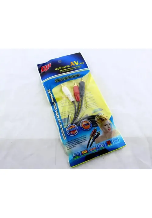 Кабель 3.5m to 2RCA (1.5 м) в упаковке