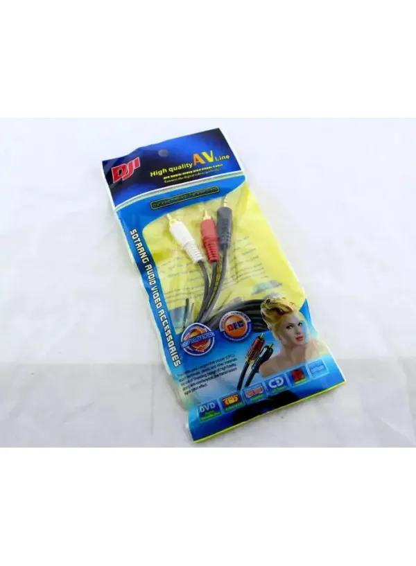 Кабель 3.5m to 2RCA (1.5 м) в упаковці