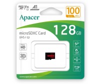 Карта пам'яті Apacer microSDXC UHS-I 128GB R100 V10 A1 (AP128GMCSX10UB-RA)